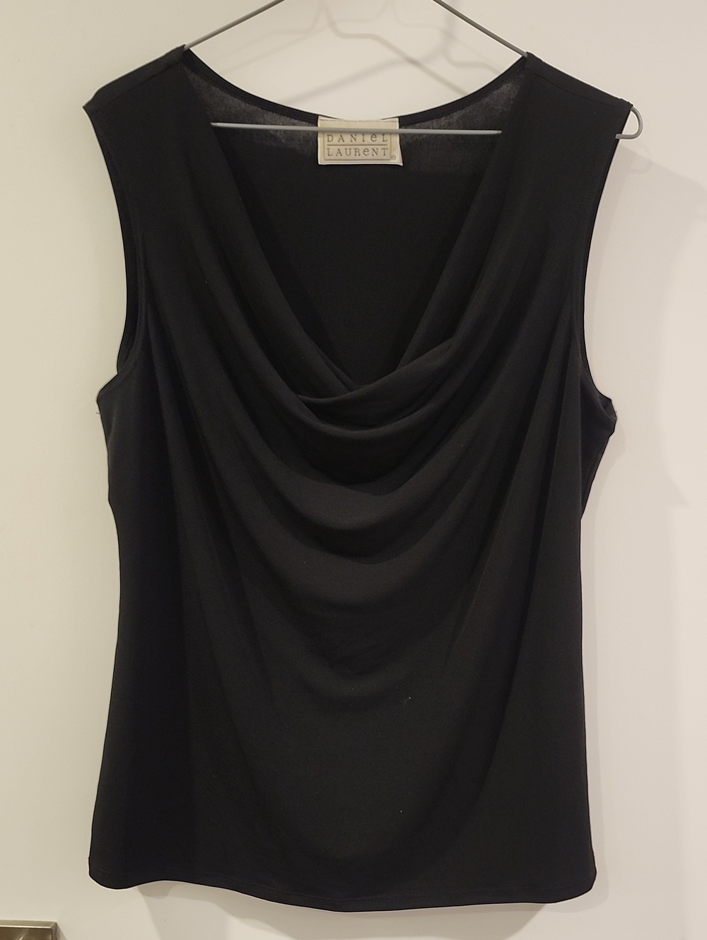 P2P 21" Danuel Laurent Black Blouse With No Sleeve
